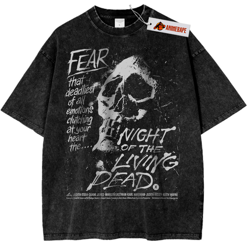 Vintage Horror Halloween Shirt, Night of the Living Dead T-Shirt
