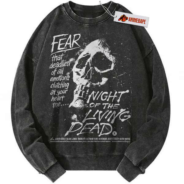 Halloween Horror Night of the Living Dead Vintage Sweatshirt