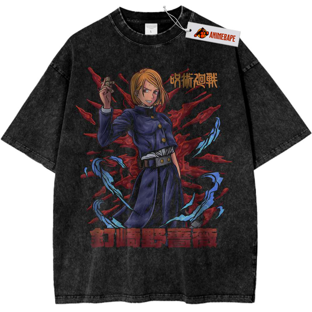 Nobara Kugisaki Jujutsu Kaisen Anime Vintage T-Shirt, Unisex Tee