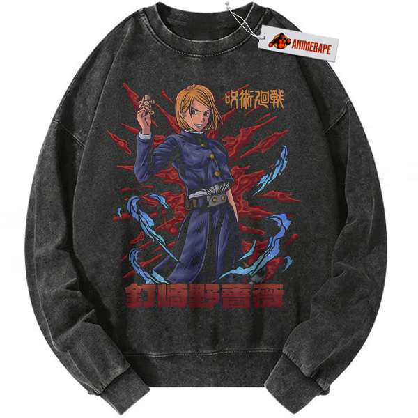 Jujutsu Kaisen Nobara Kugisaki Vintage Anime Sweatshirt