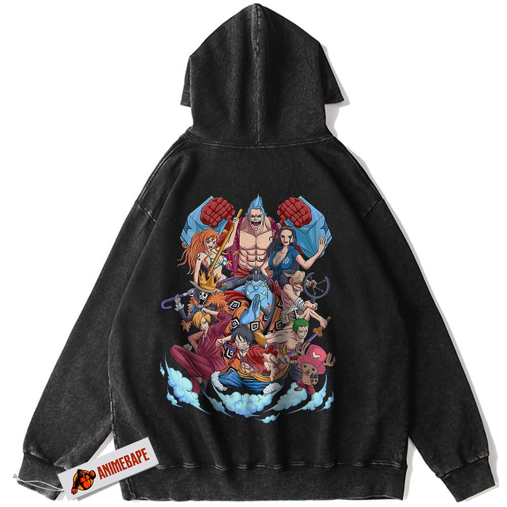 Anime One Piece Vintage Hoodie for Fans and Collectors