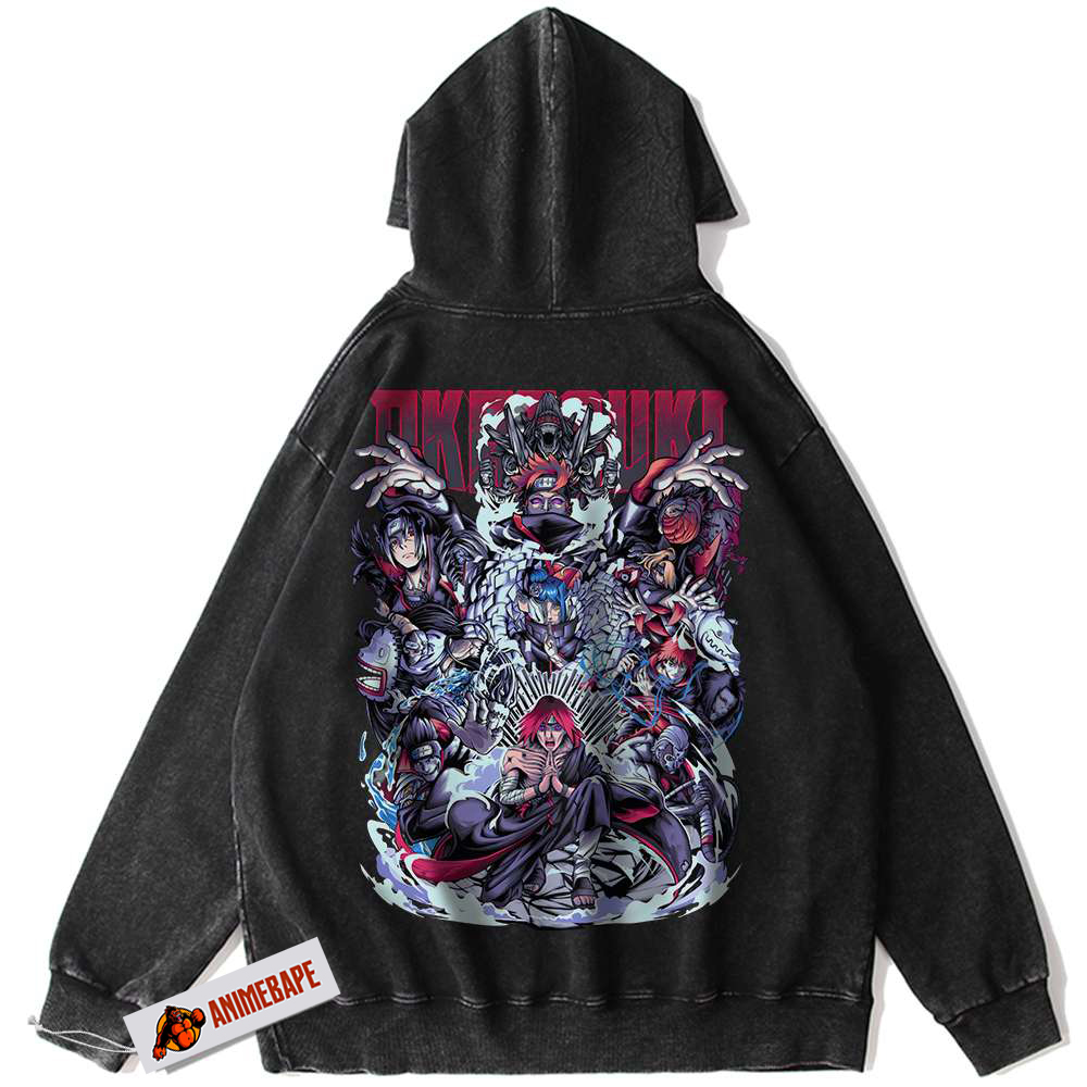 Nagato Uzumaki Pain Hoodie, Vintage Naruto Anime Hoodie