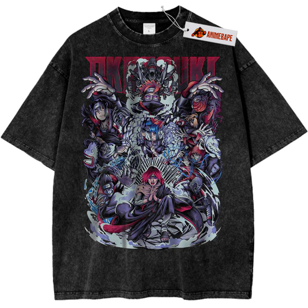 Nagato Uzumaki Pain Shirt, Vintage Anime Naruto Tee for Fans