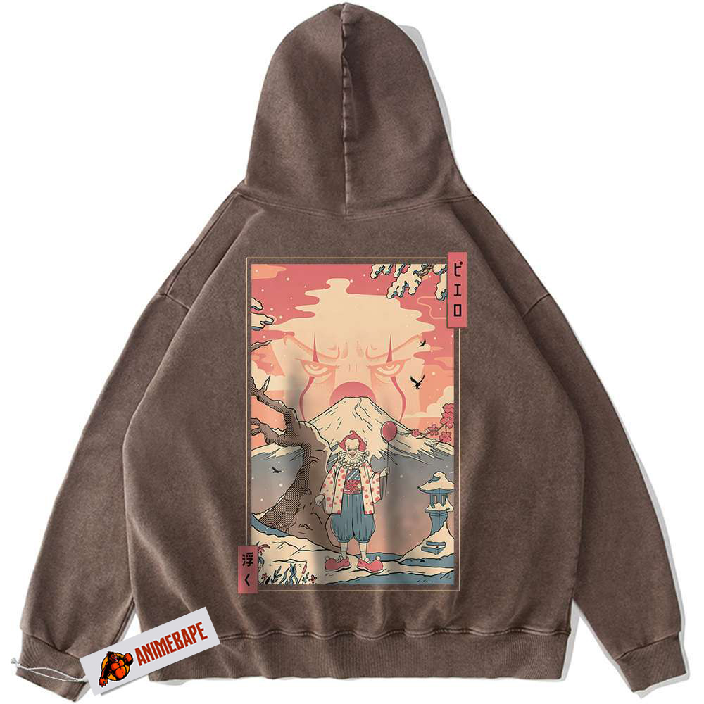 Pennywise IT Halloween Vintage Horror Hoodie for Men and Women