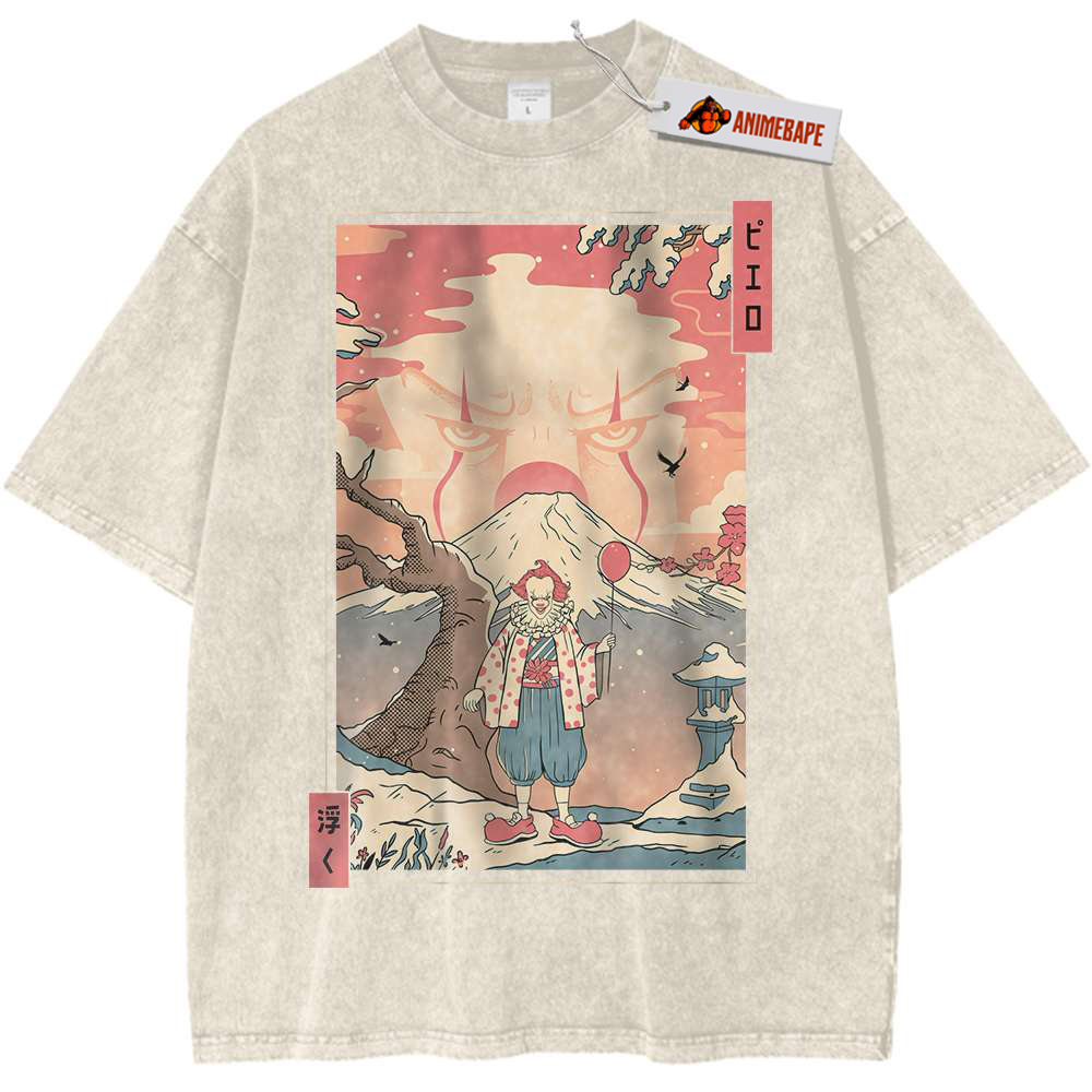 Pennywise IT Horror Halloween Vintage T-Shirt for Fans