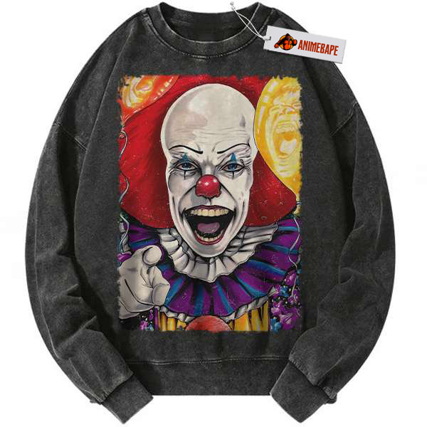 Pennywise IT Horror Movie Vintage Sweatshirt for Fans & Collectors