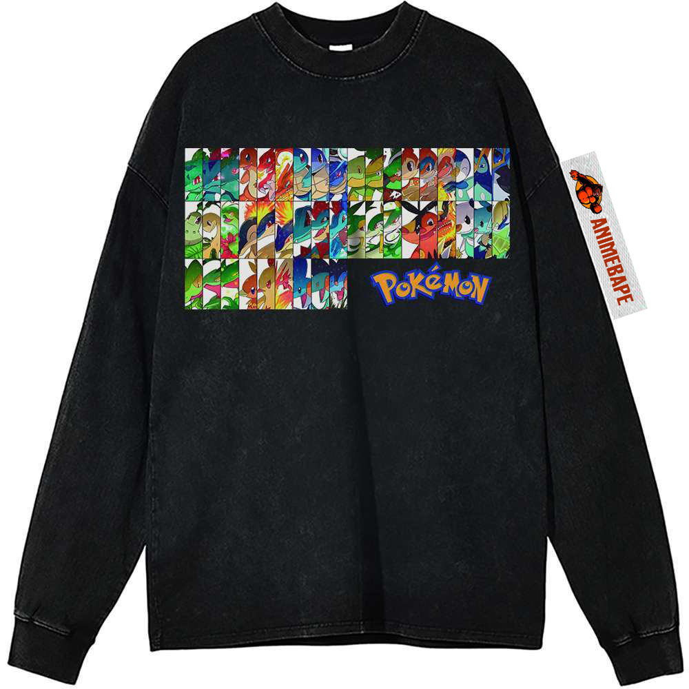 Vintage Pokemon Anime Sweatshirt for Men and Women