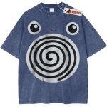 Poliwhirl Pokemon Vintage Tee, Anime Shirt, PKM Apparel