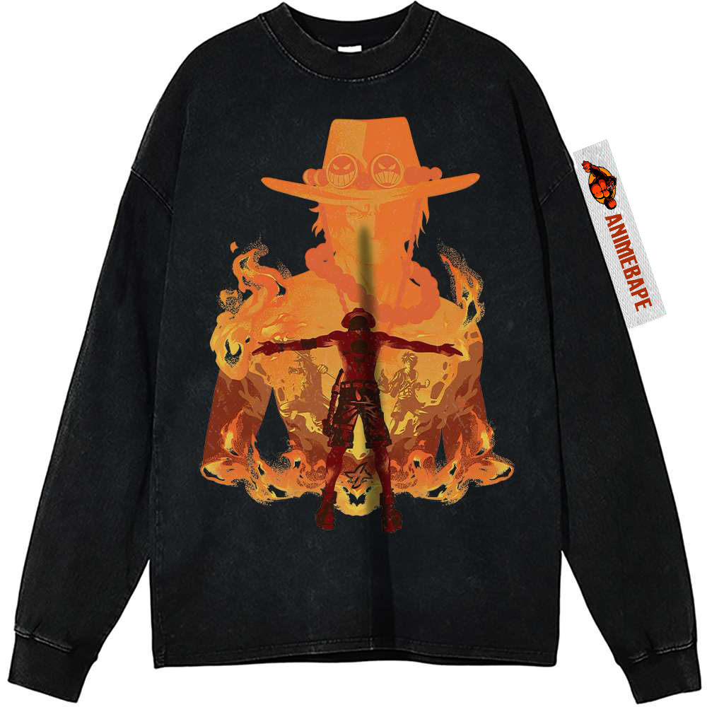 Portgas D. Ace One Piece Anime Sweatshirt for Fans