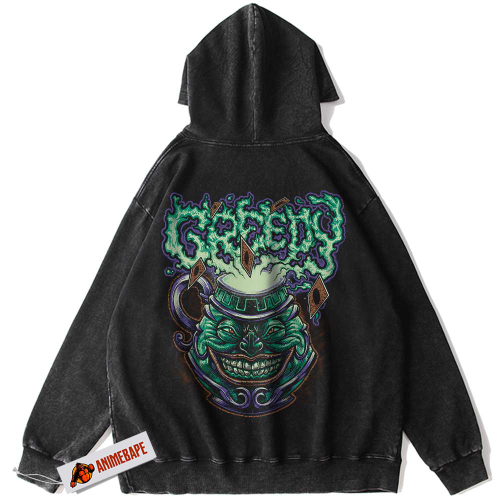 Yugioh Pot of Greed Vintage Anime Hoodie for Casual Wear