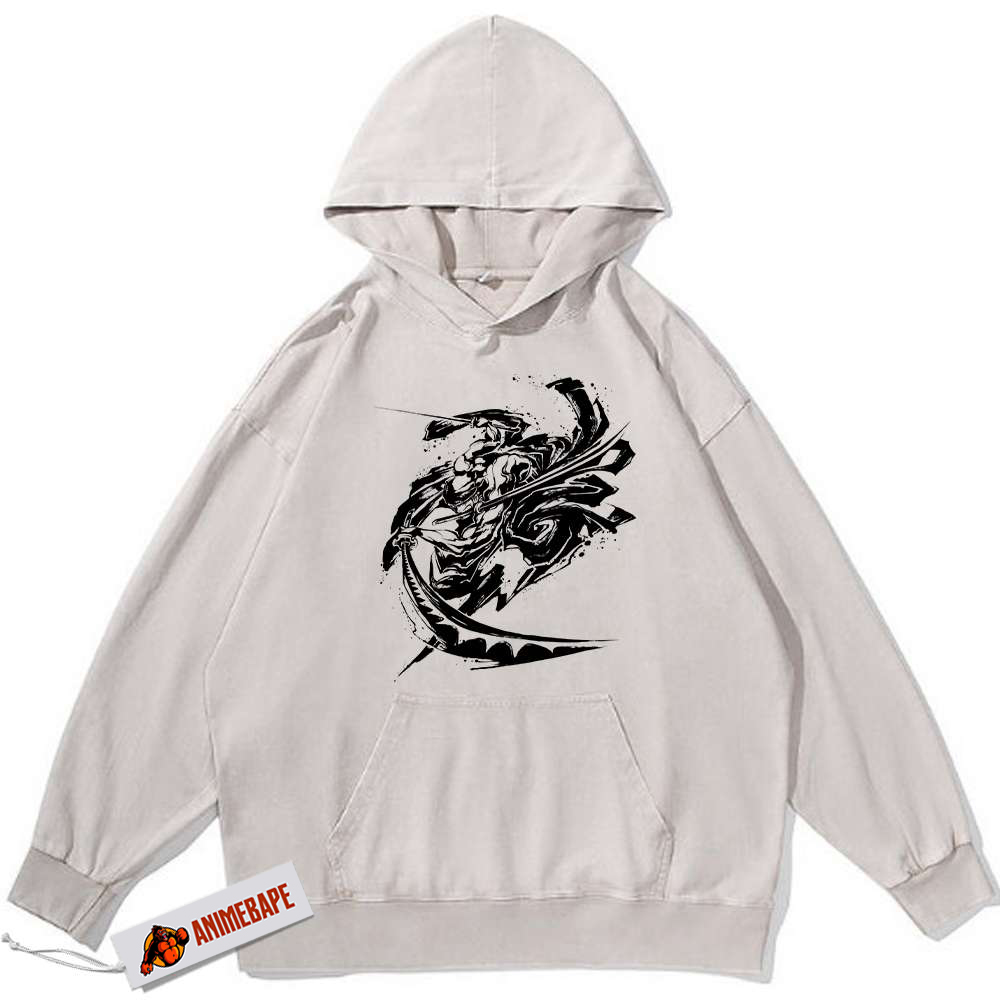 Roronoa Zoro Blade Storm V2 One Piece Vintage Hoodie for Anime Fans