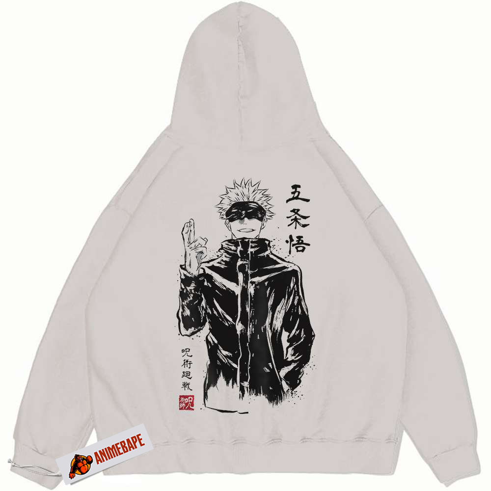 Satoru Gojo Jujutsu Kaisen Vintage Anime Hoodie for Fans