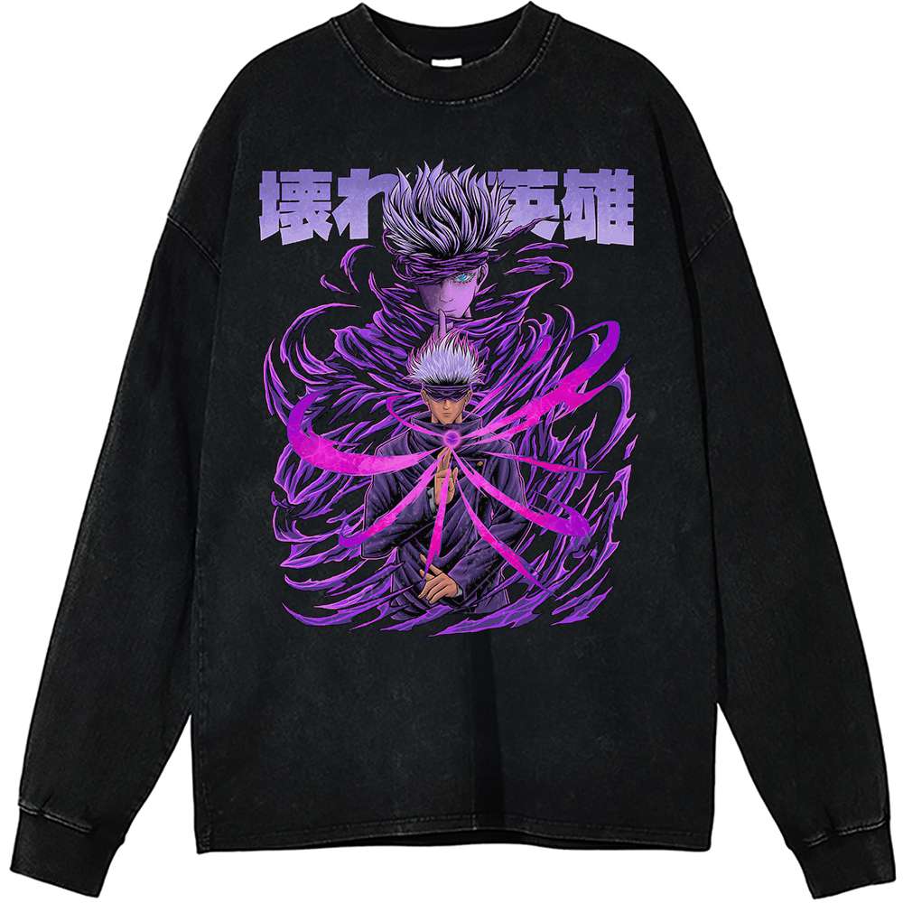 Jujutsu Kaisen Satoru Gojo Vintage Sweatshirt Anime Shirt