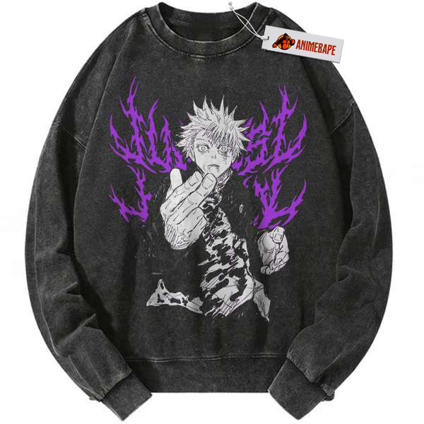 Satoru Gojo Jujutsu Kaisen Anime Sweatshirt, Vintage Style Sweater