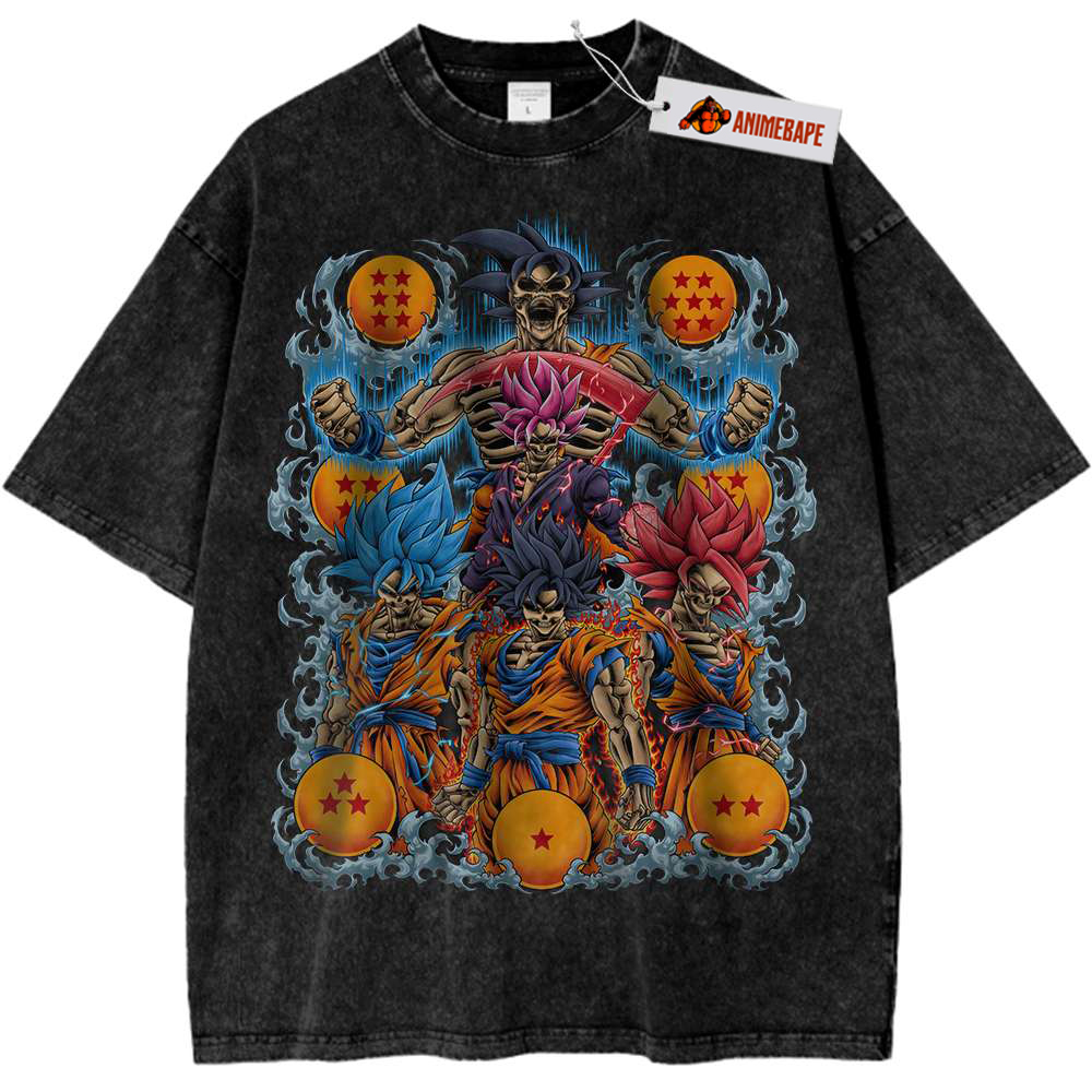 Dragon Ball Z Vintage Son Goku Shirt, Anime T-Shirt for Fans