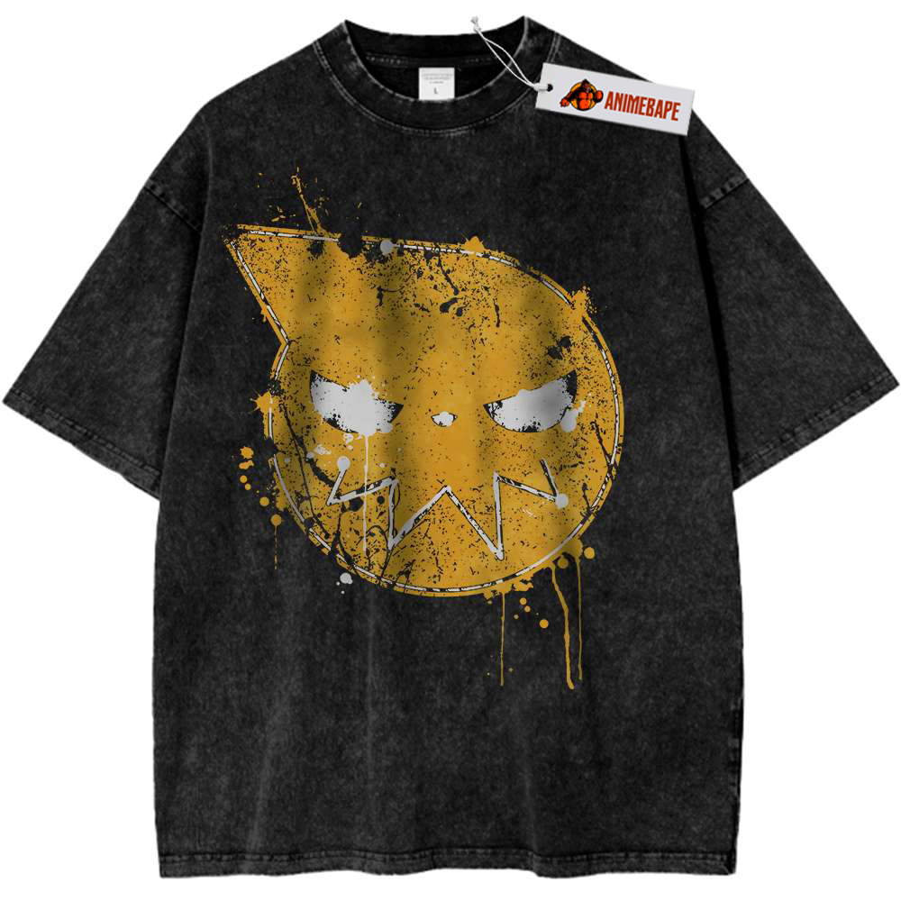 Vintage Anime Shirt, Soul Eater Design, Stylish T-Shirt
