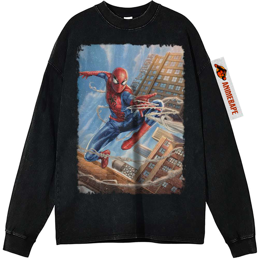Spider-Man Marvel Comics Sweatshirt Tee for Kids and Adults