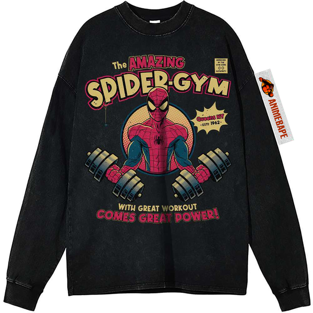 Vintage Marvel Comics Spider-Man Sweatshirt Shirt for Men