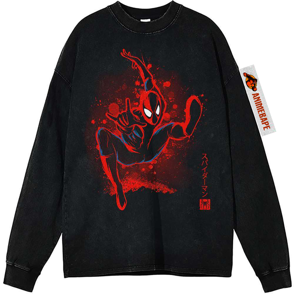 Vintage Spider-Man Sweatshirt Shirt, Marvel Comics Apparel