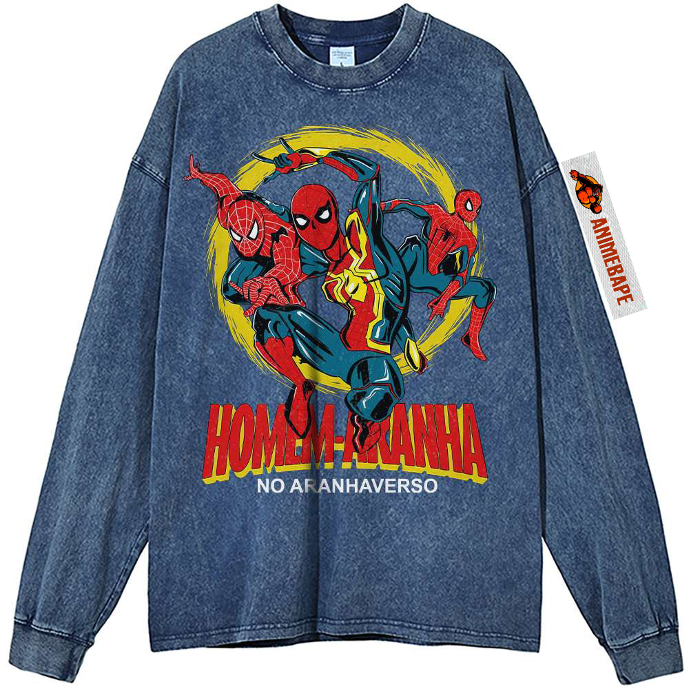 Spider-Man Vintage Sweatshirt T-Shirt for Marvel Comics Fans 