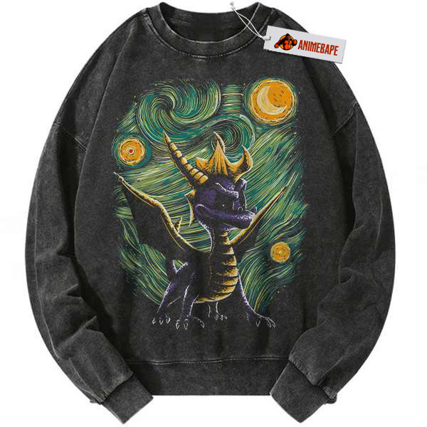 Vintage Spyro the Dragon Game Sweatshirt, Cool Retro Sweater