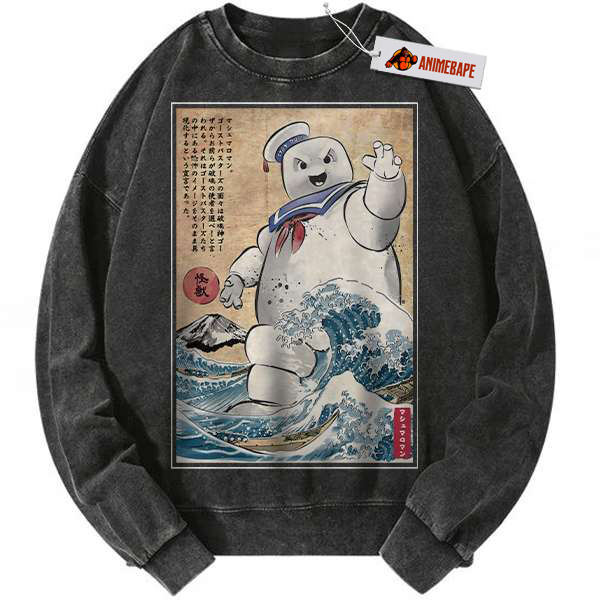 Stay Puft Marshmallow Man Ghostbusters Halloween Sweatshirt Vintage