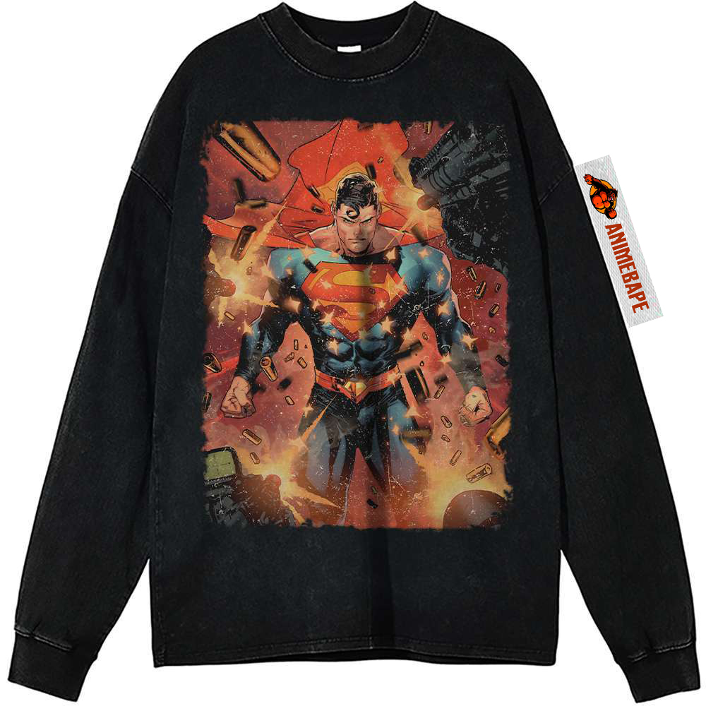 Superman Vintage Sweatshirt T-Shirt | DC Comics Apparel