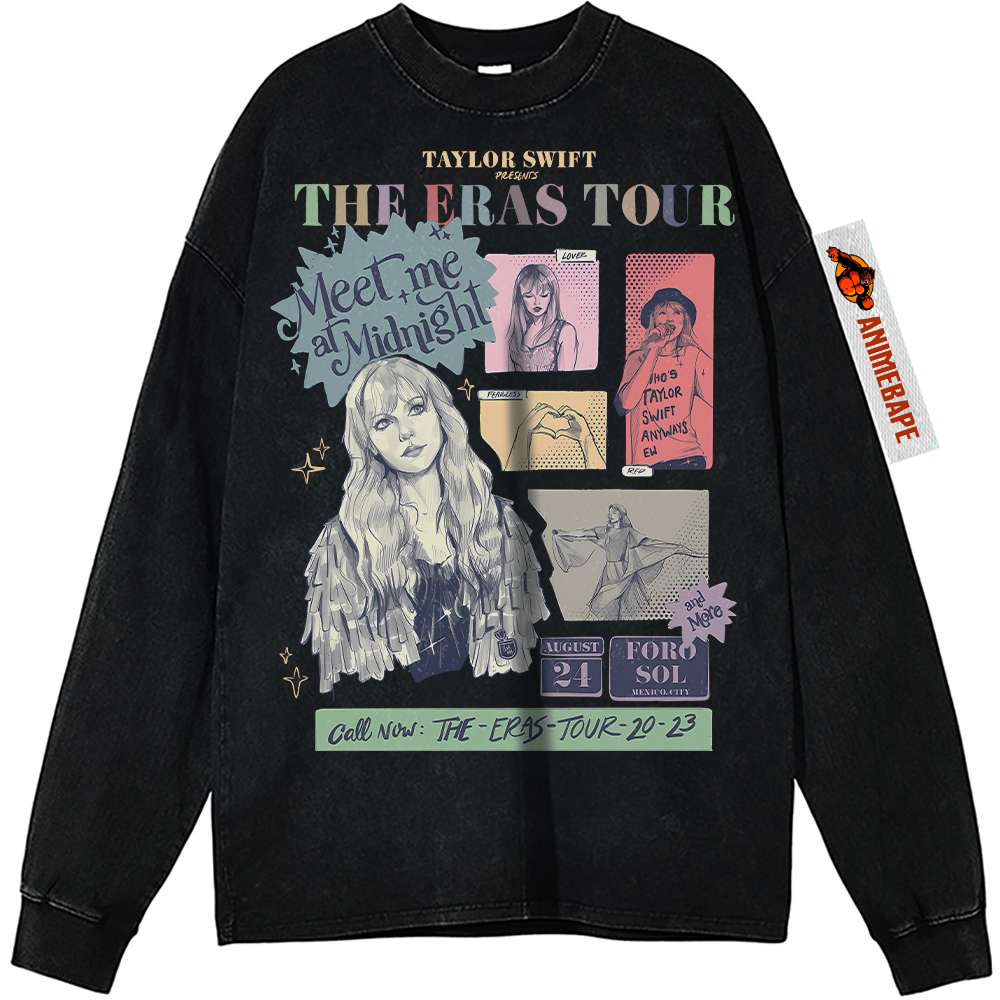 Taylor Swift Eras Tour Vintage Unisex Sweatshirt Shirt