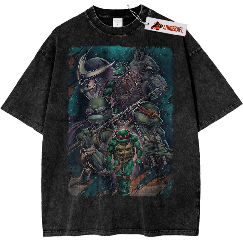 Juniors Womens Teenage Mutant Ninja Turtles Heroes In A Half Shell T Shirt Black 2x Large