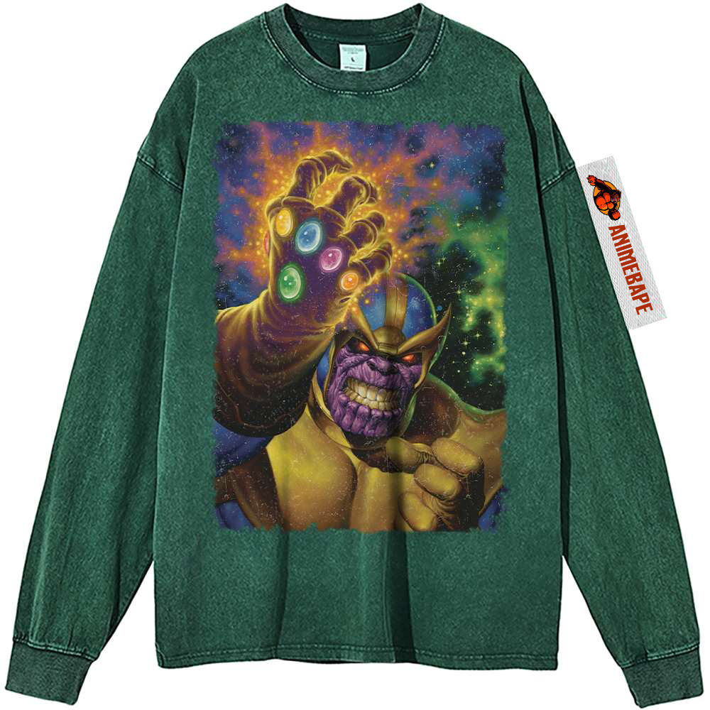 Marvel Thanos Sweatshirt Tee for Men - Graphic Sweatshirt Shirt