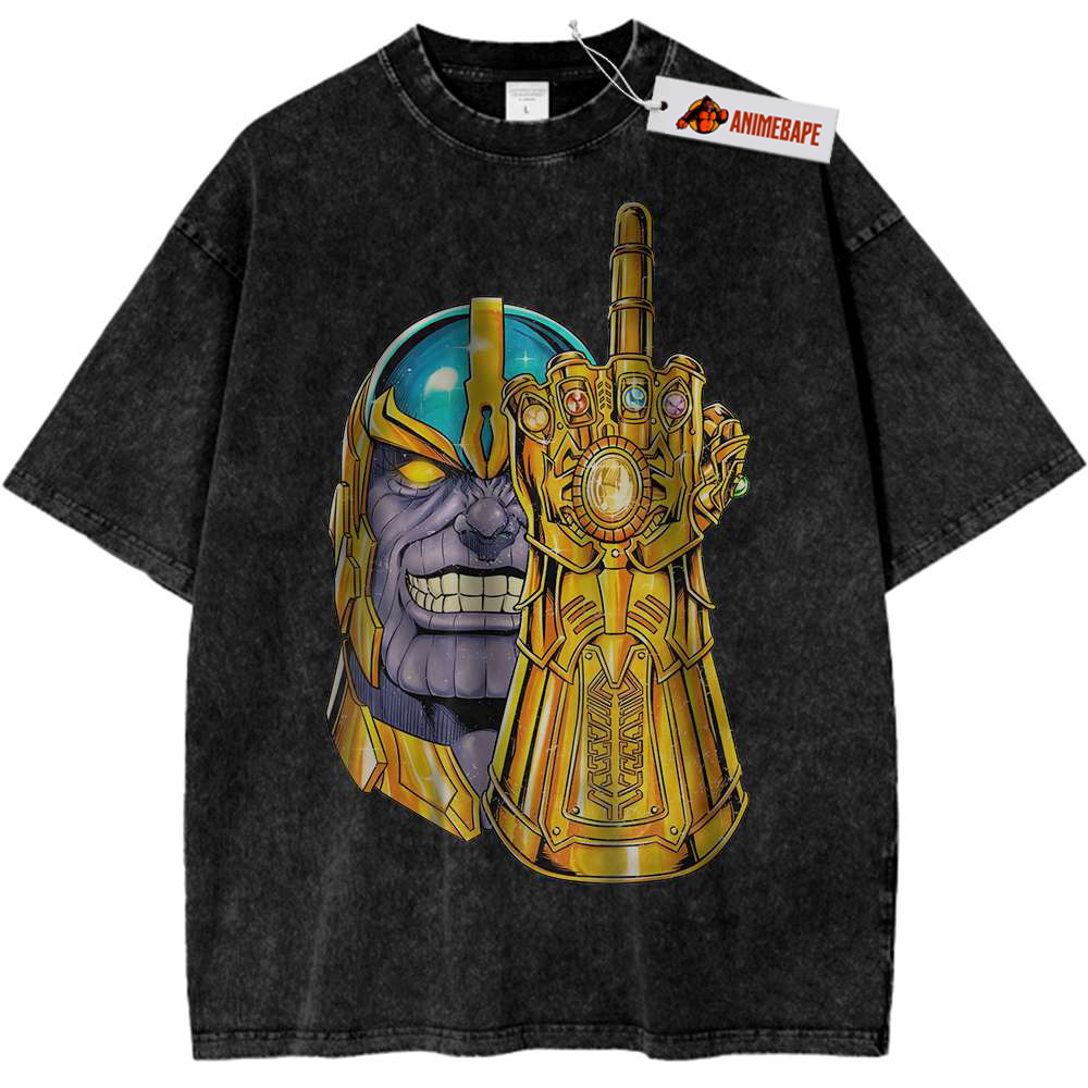Thanos Vintage Tee, Marvel Comics Graphic Shirt for Fans