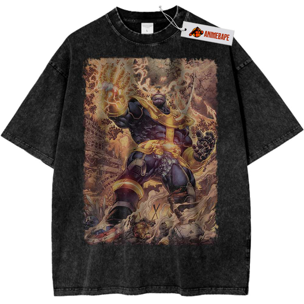 Marvel Thanos Vintage Tee Shirt for Fans of Comic Books