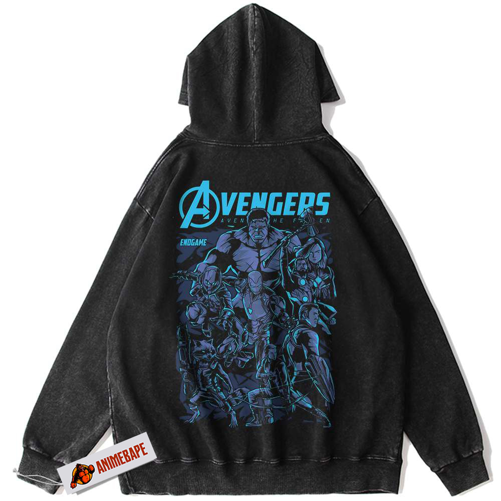 Marvel Avengers Vintage Hoodie for Fans - Classic Design Hoodie