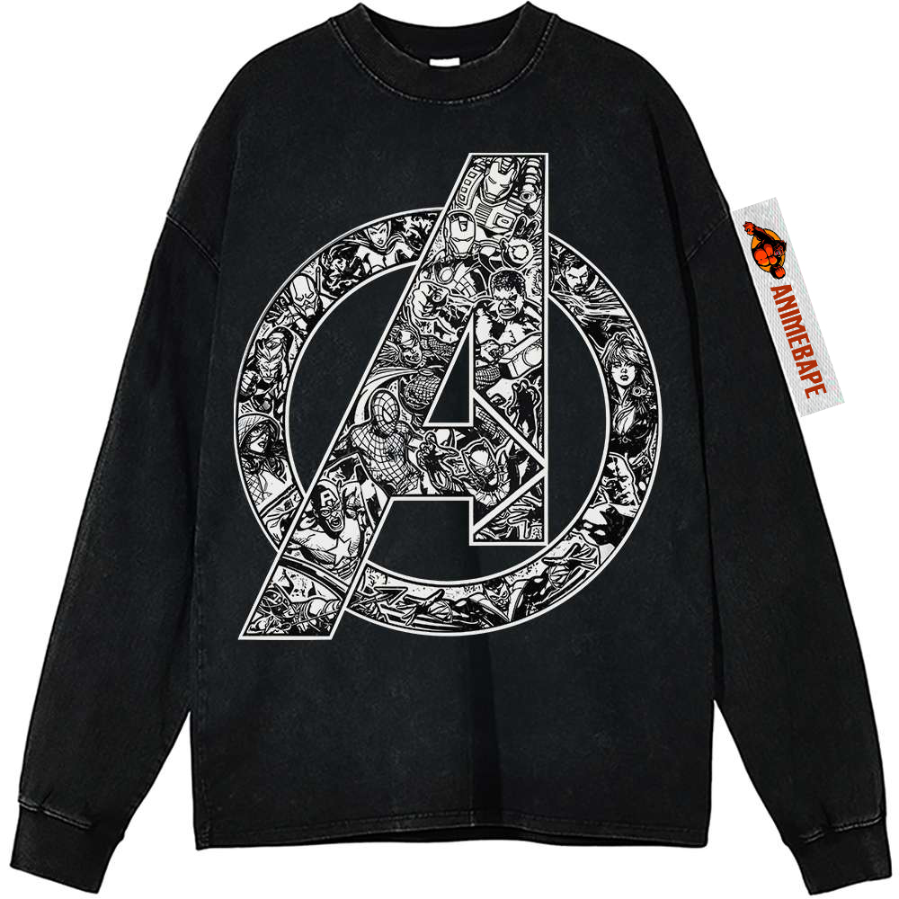 Marvel Avengers Vintage Sweatshirt Shirt for Men and Women