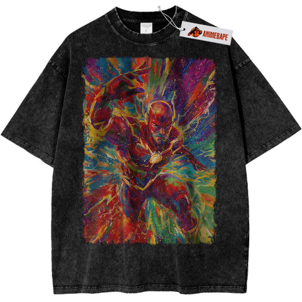 DC Comics Flash Vintage Tee Shirt for Fans and Collectors