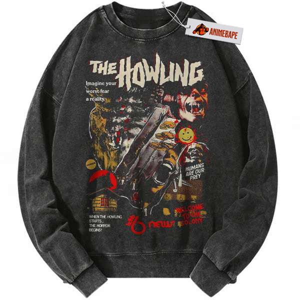 Halloween Horror Vintage Sweatshirt - The Howling Sweater