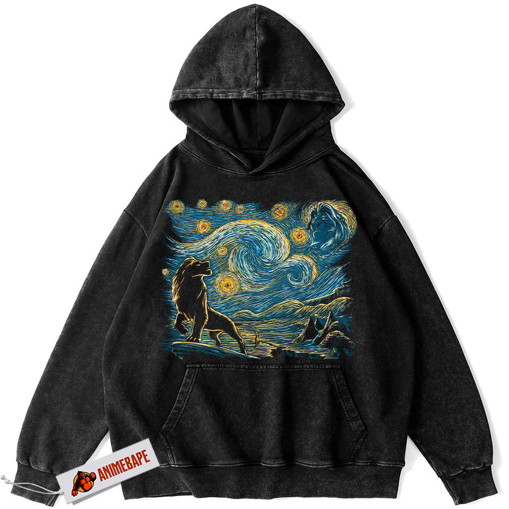 Lion King Vintage Disney Hoodie, Animated Sweatshirt for Fans