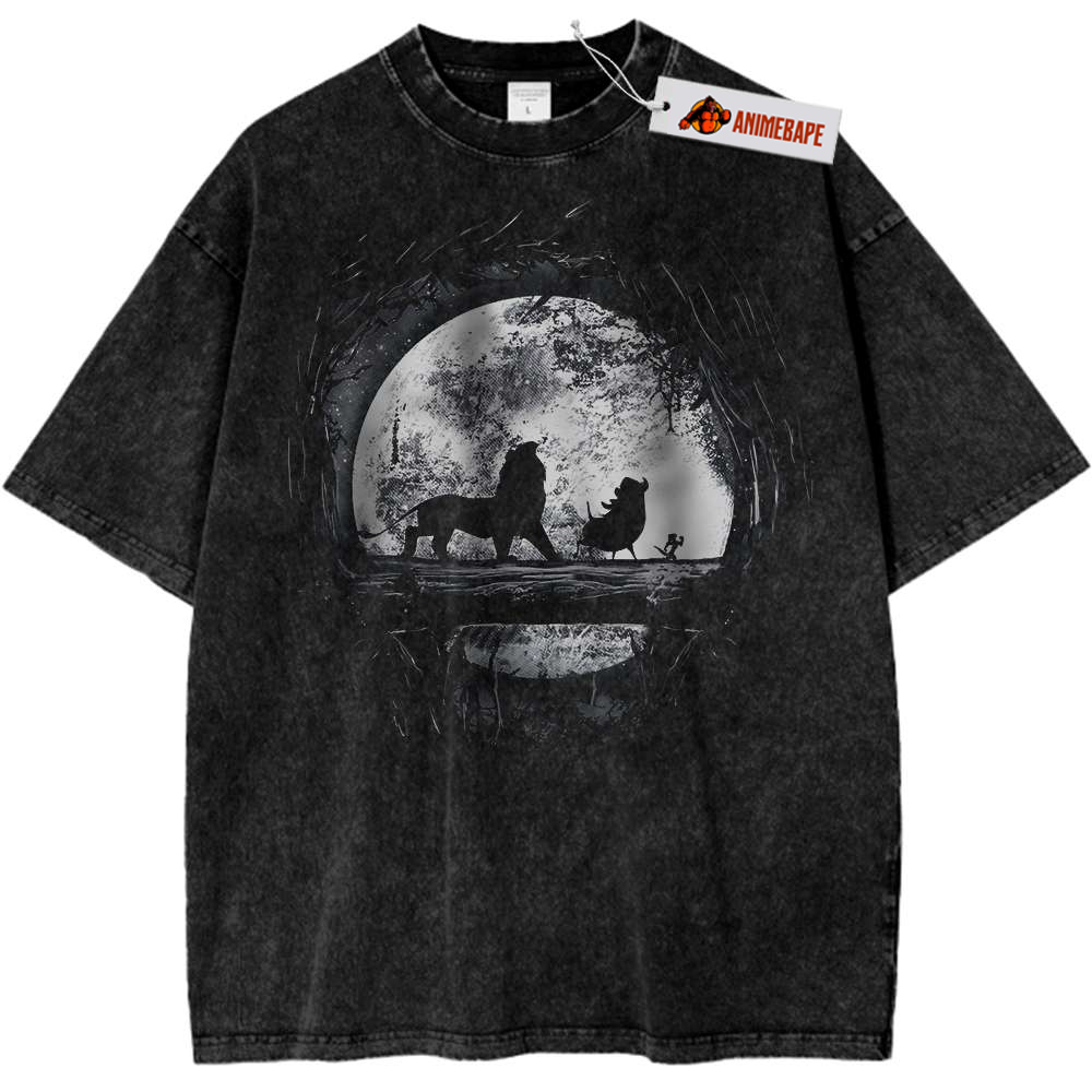 Disney Lion King Vintage T-Shirt, Animated Graphic Tee for Fans
