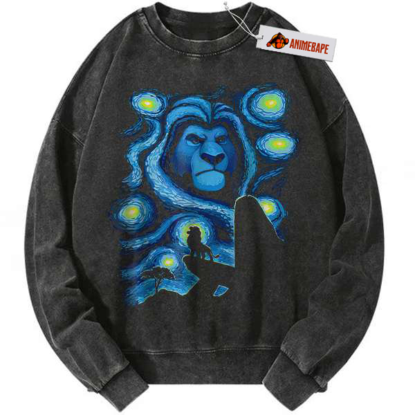 Lion King Vintage Animated Sweatshirt for Men and Women