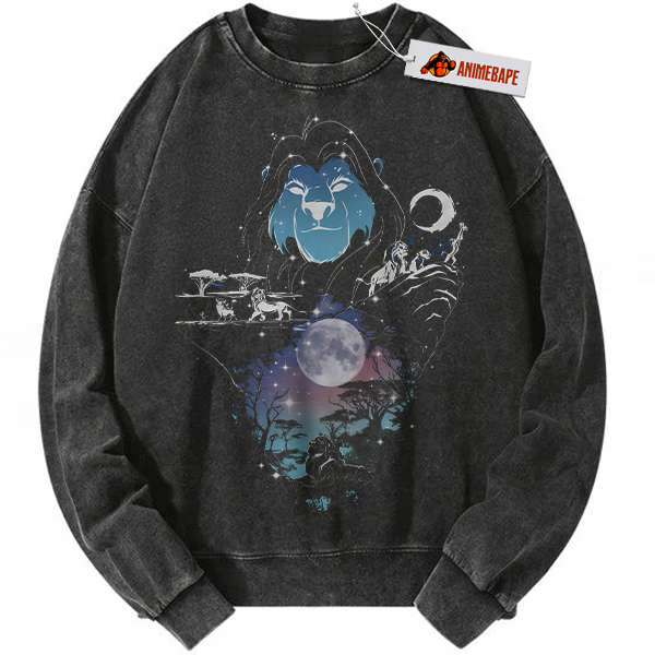Lion King Vintage Animated Sweatshirt for Men and Women