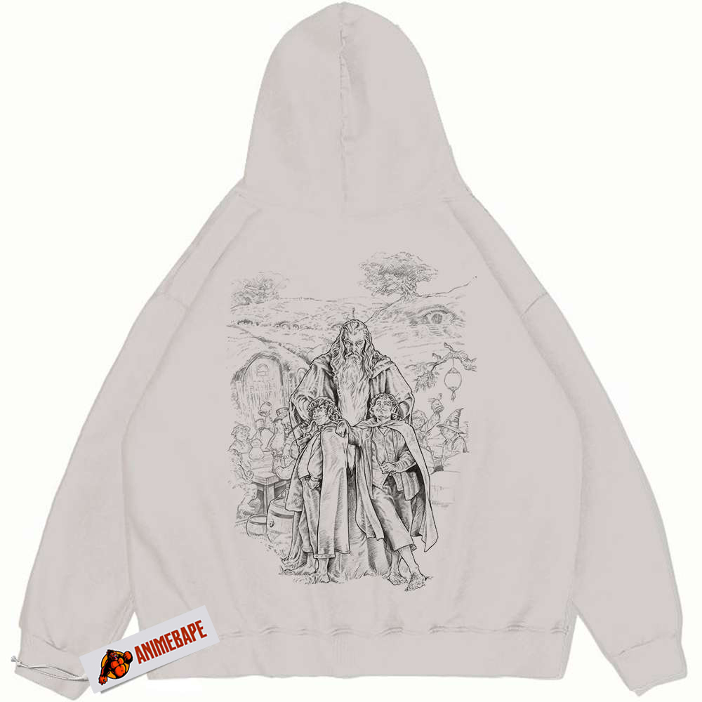 Lord of the Rings LotR Vintage Movie Hoodie for Fans