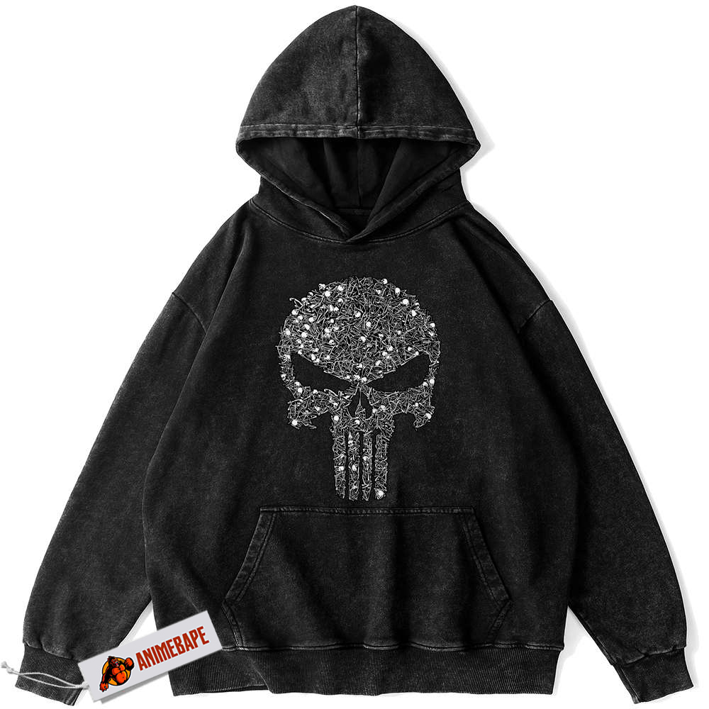 Marvel The Punisher Vintage Hoodie for Men and Women
