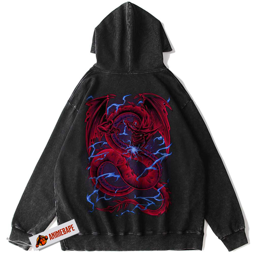 Sky Dragon of Osiris Yu-Gi-Oh! Vintage Anime Hoodie for Men and Women