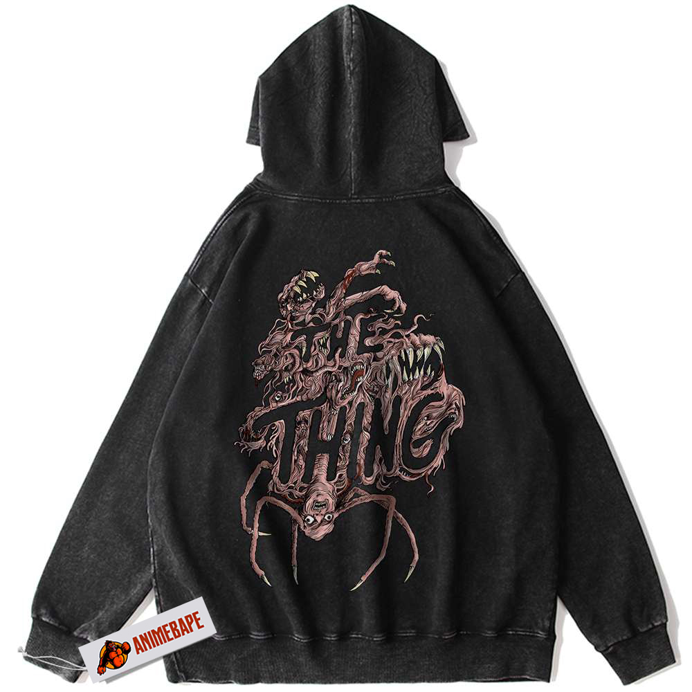 Halloween Horror Movie Vintage Thing Hoodie The Thing