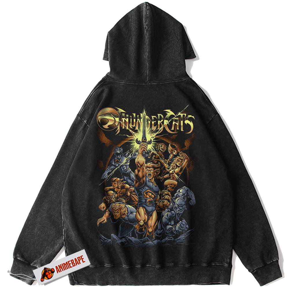 Vintage ThunderCats Animated Hoodie for Adults and Kids