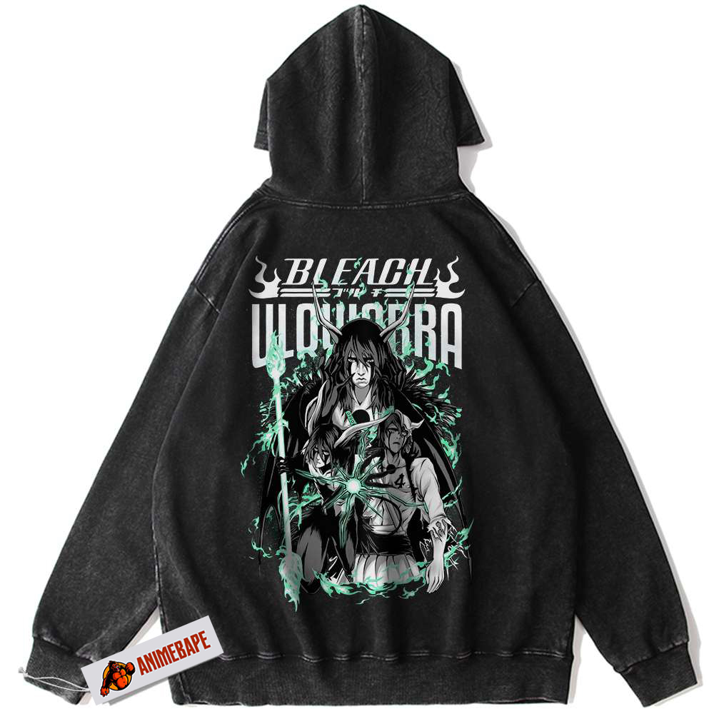 Bleach Ulquiorra Cifer Vintage Anime Hoodie for Fans