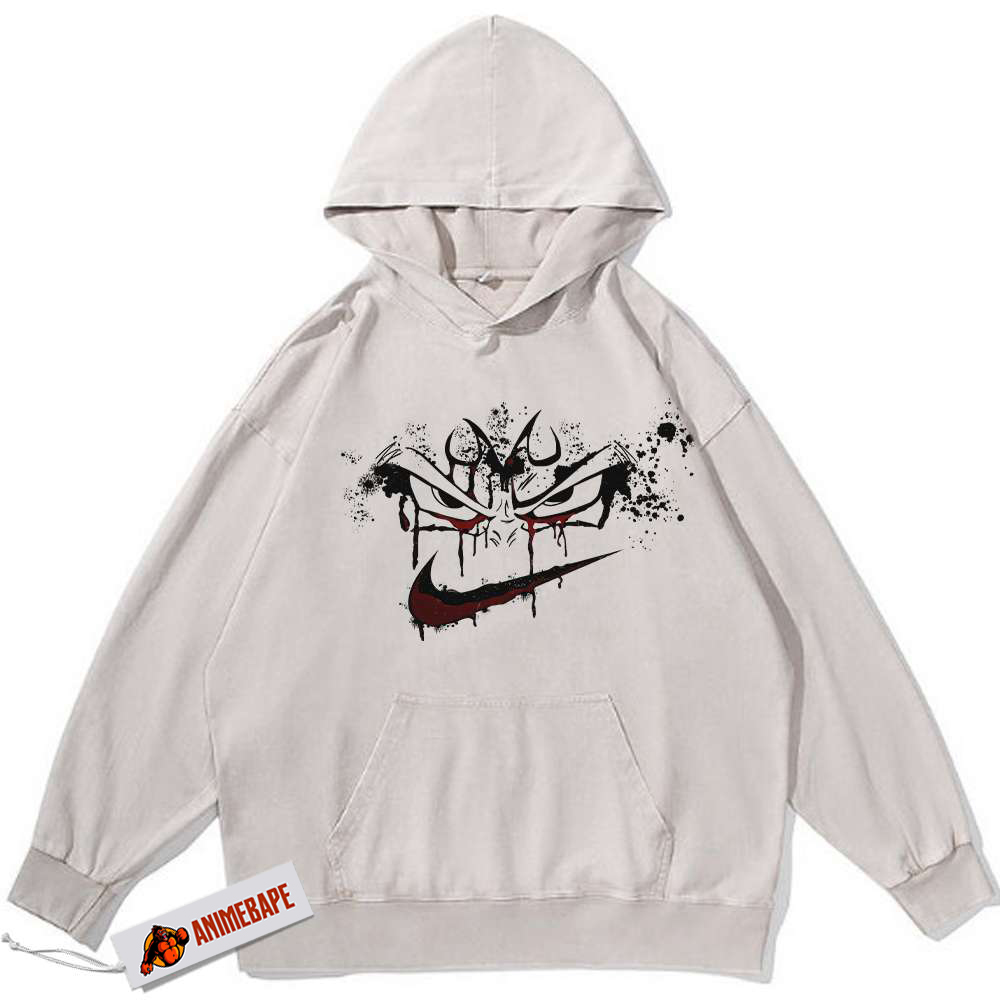 Dragon Ball Z Vegeta Hoodie, Anime Vintage DBZ Sweatshirt