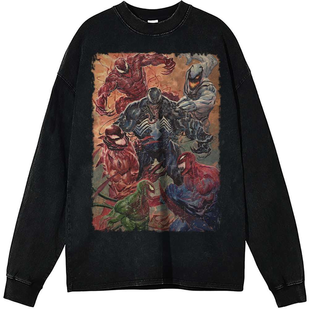 Venom Carnage Vintage Sweatshirt Shirt | Marvel Comics Apparel