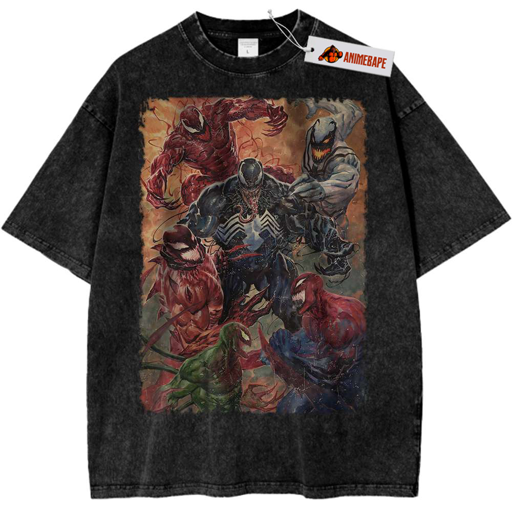 Venom Carnage Marvel Comics Vintage Graphic Tee Shirt