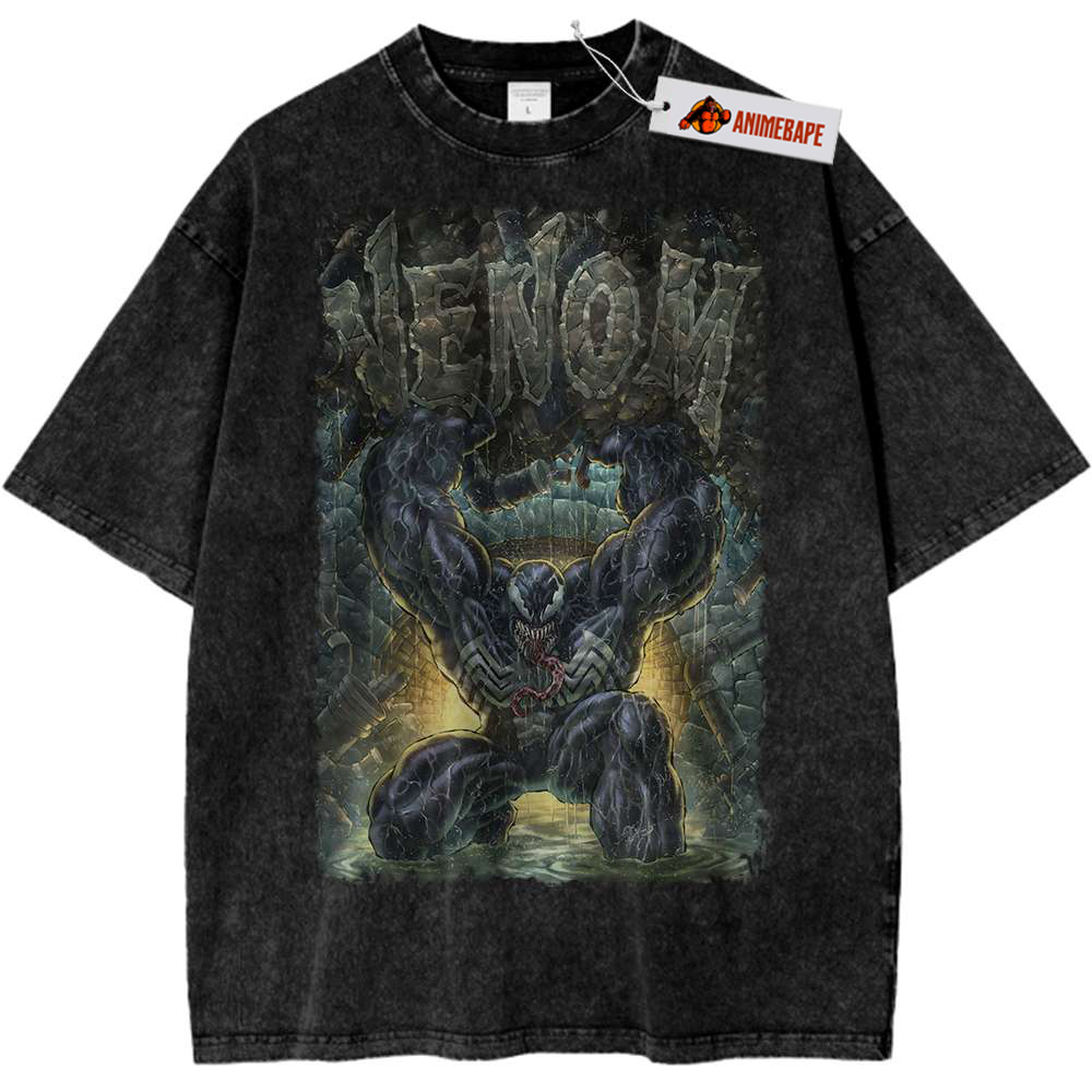 Marvel Venom Shirt, Vintage Comics Tee for Men Venom